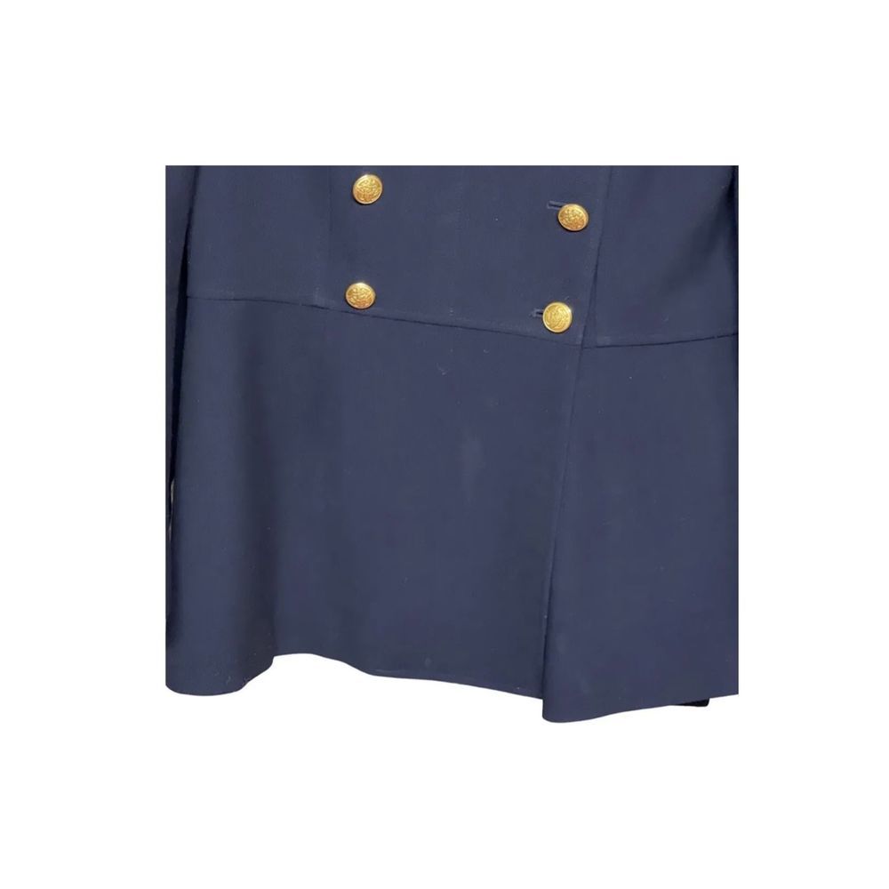 Ralph Lauren Worsted Wool Double Breasted Military Jacket Blazer.  Size: 8P - Picture 4 of 7